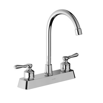 8” Kitchen faucet in stainless steel 