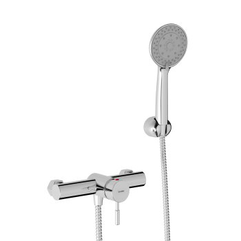 Wall-mounted shower mixer 