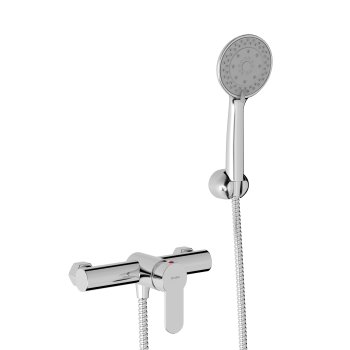 Wall-mounted shower mixer 